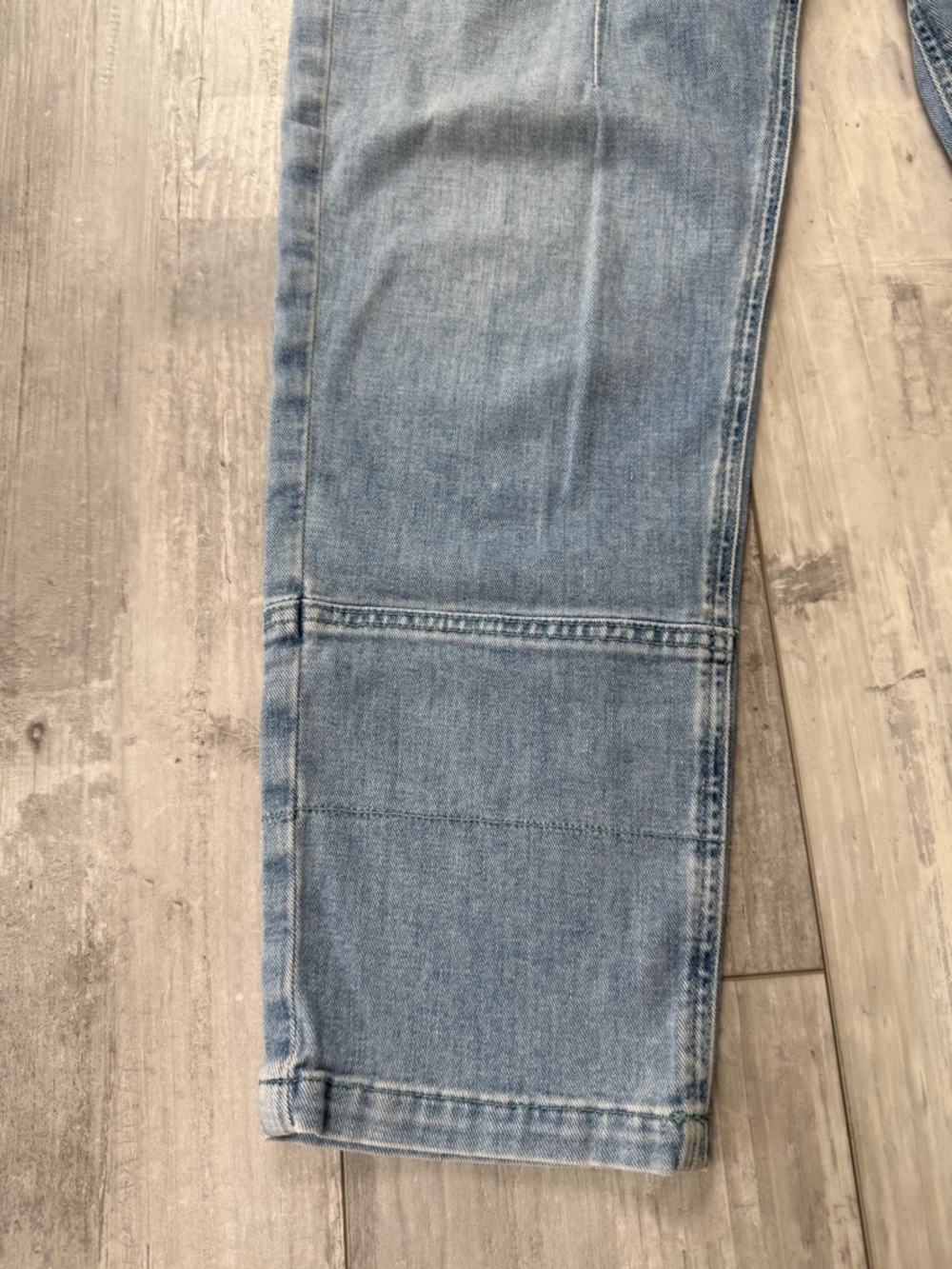 Pilcro & The Letterpress Anthropologie Jeans 29 High Rise Utility Crop Denim - Picture 11 of 15